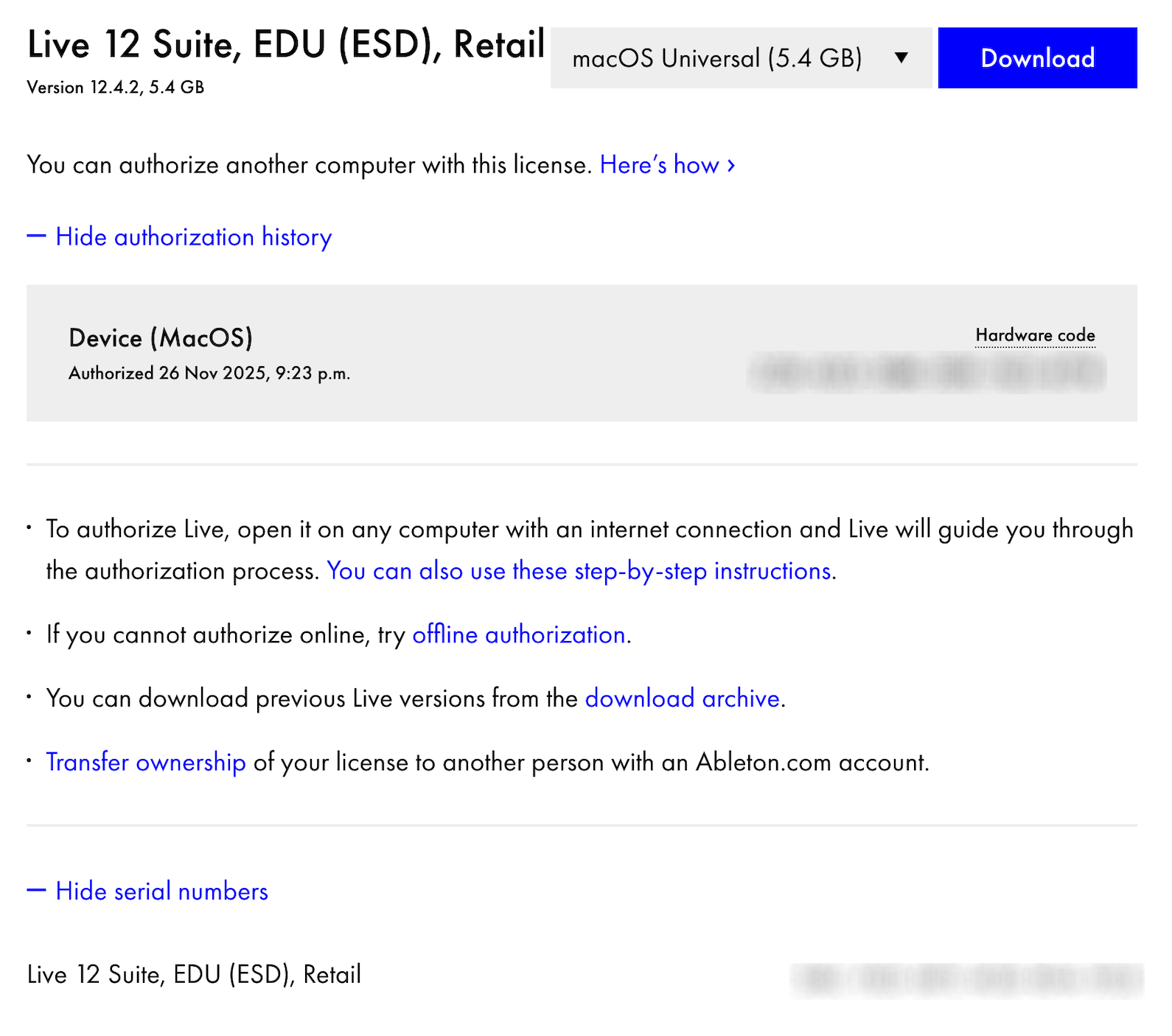 Ableton live 12 suite edu